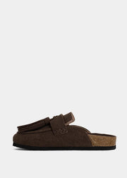 ARIANA - Brown Suede - Casual Clog by Shu Shop