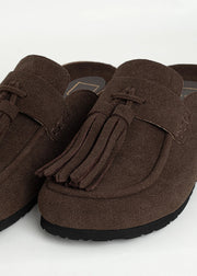 ARIANA - Brown Suede - Casual Clog by Shu Shop