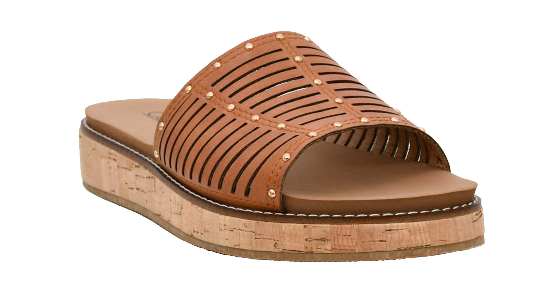 Corkys AT EASE Low Wedge Slide Sandal