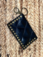 Keep It Gypsy RowdyRanch Becca Key Ring Card Case Wallet with Rivets