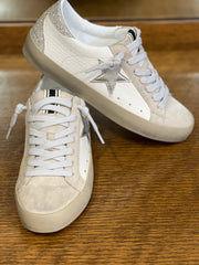 Paula - Bone Snake - Casual Sneaker by Shu Shop