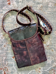 Jaded Gypsy "Poochie Weathered Crossbody" Bag