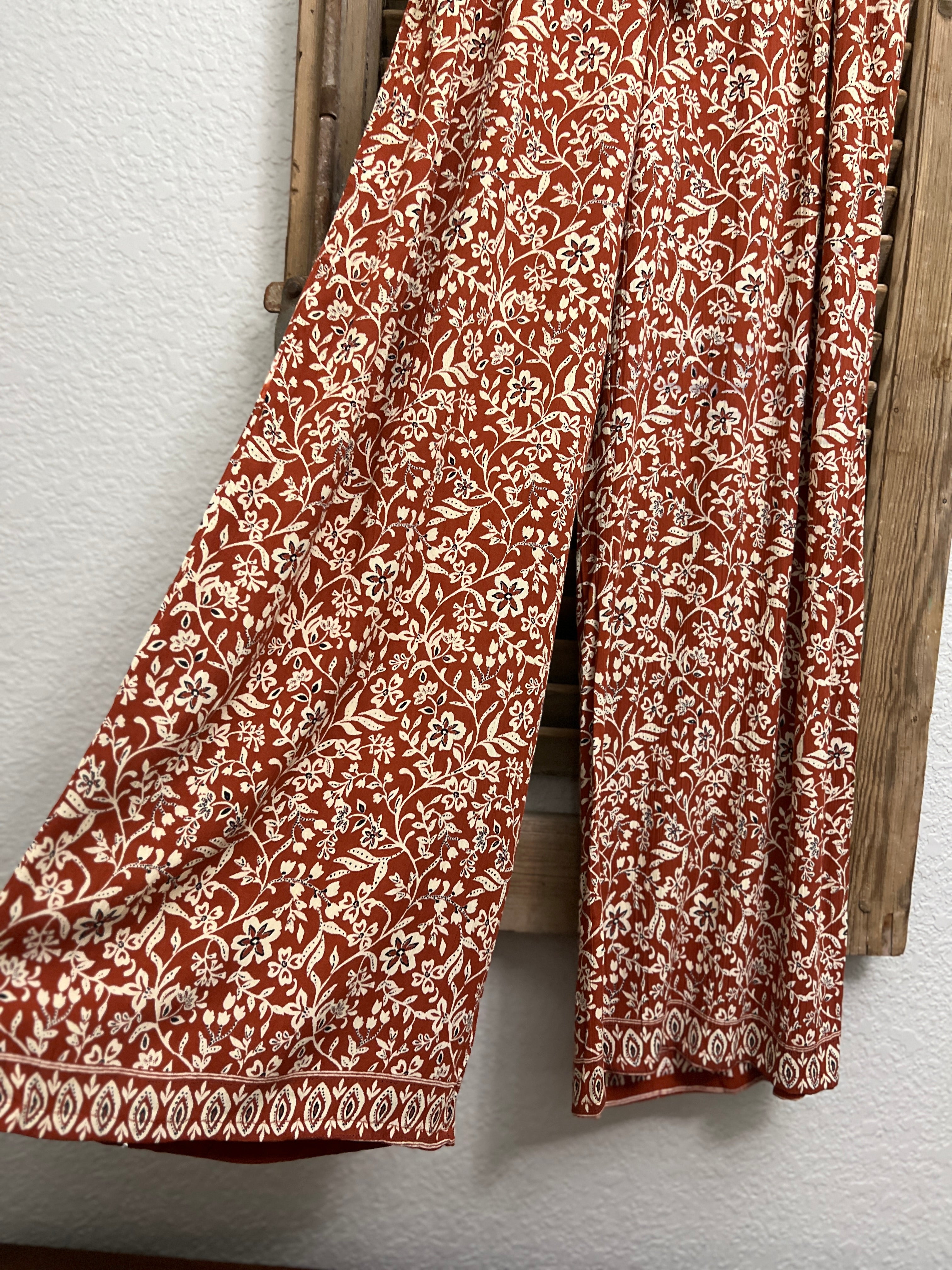 Nadine Floral Wide Leg Pant