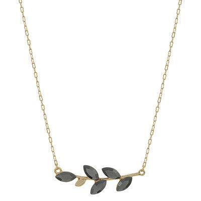 Meghan Browne Brady Black Diamond Necklace