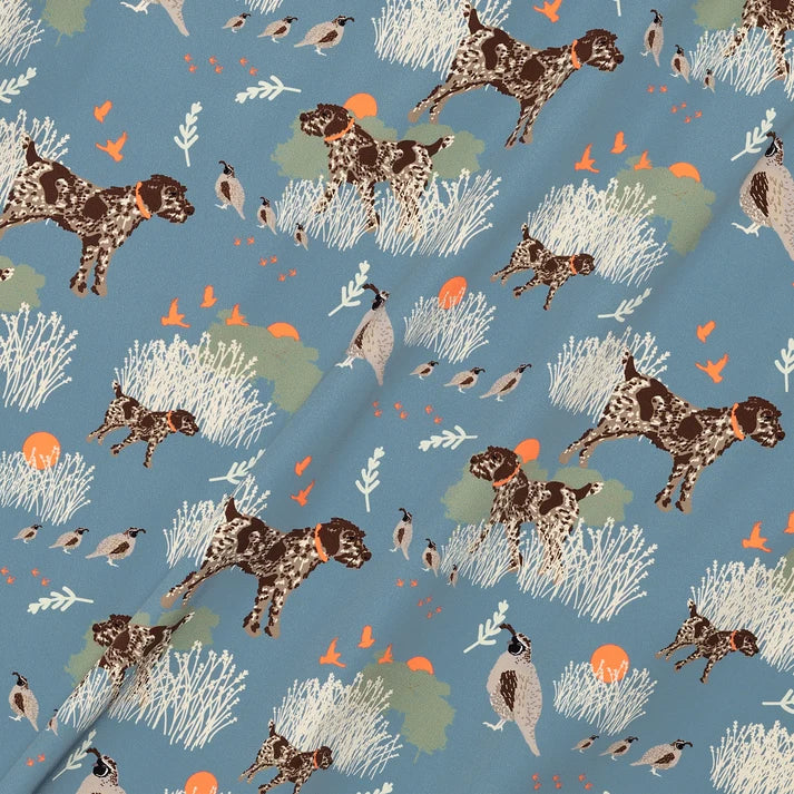 Bird Dog Pearl Snap Short Sleeve Shirt by Raised By Coyotes