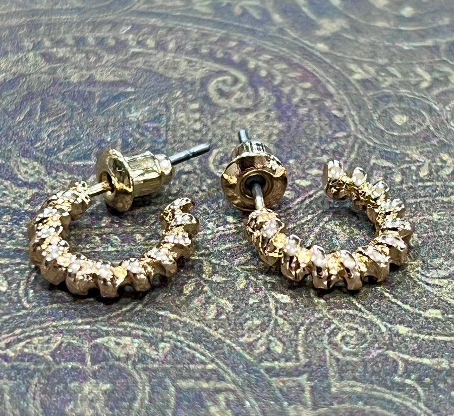 Marvelous Minis ~ Gold and Silver Mini Accent Earrings