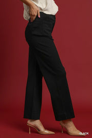 Tawny Stretch Straight-Wide Fit Trouser Pants