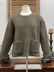 Aspen Cozy Boucle Sweater Top