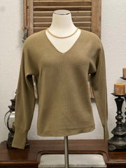 Kendall V-Neck Sweater Top