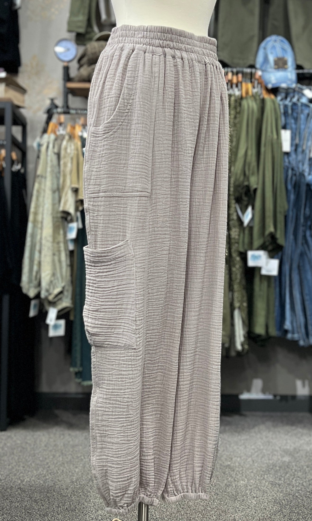 Gypsy Harem Gauze Cargo Pant