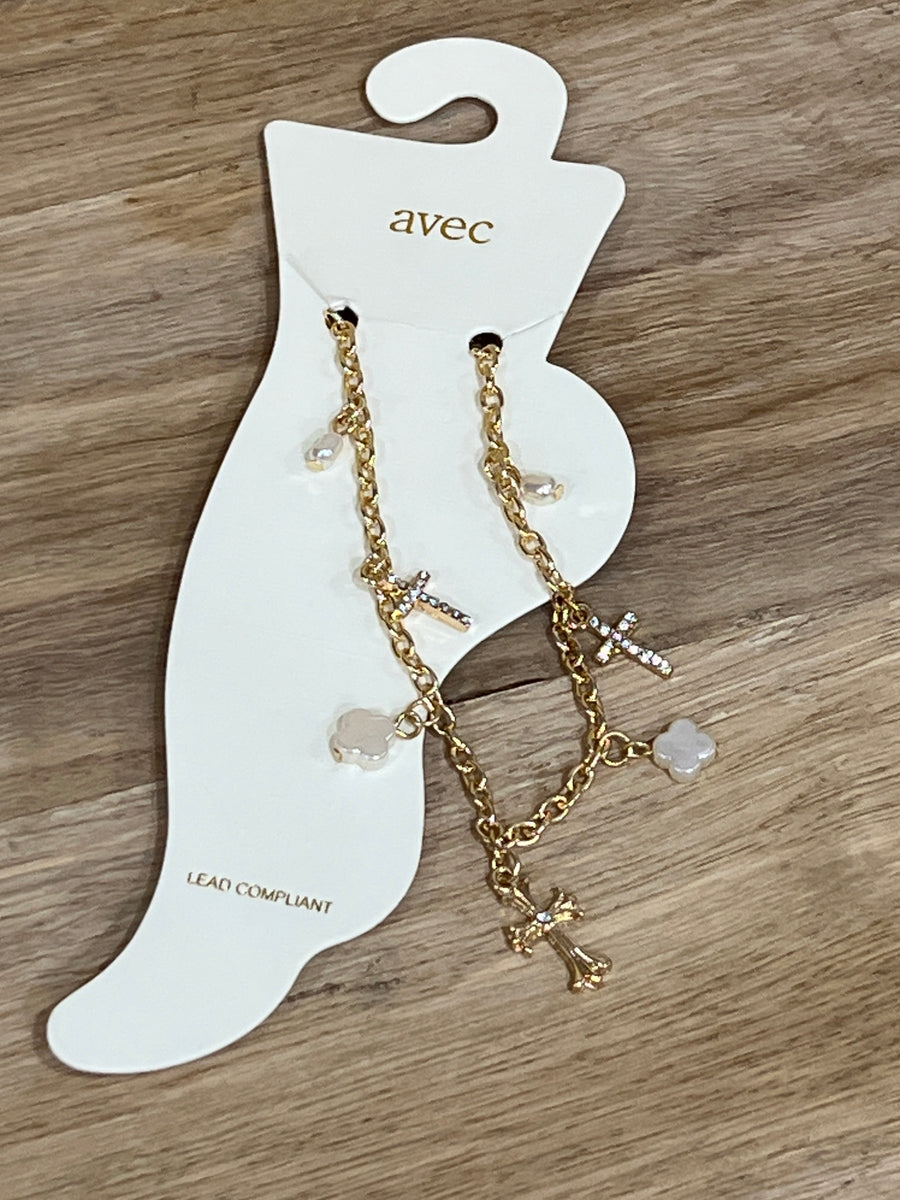 Cross Charms Anklet