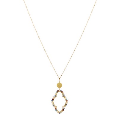 Meghan Browne Clyde Dark Multi Necklace