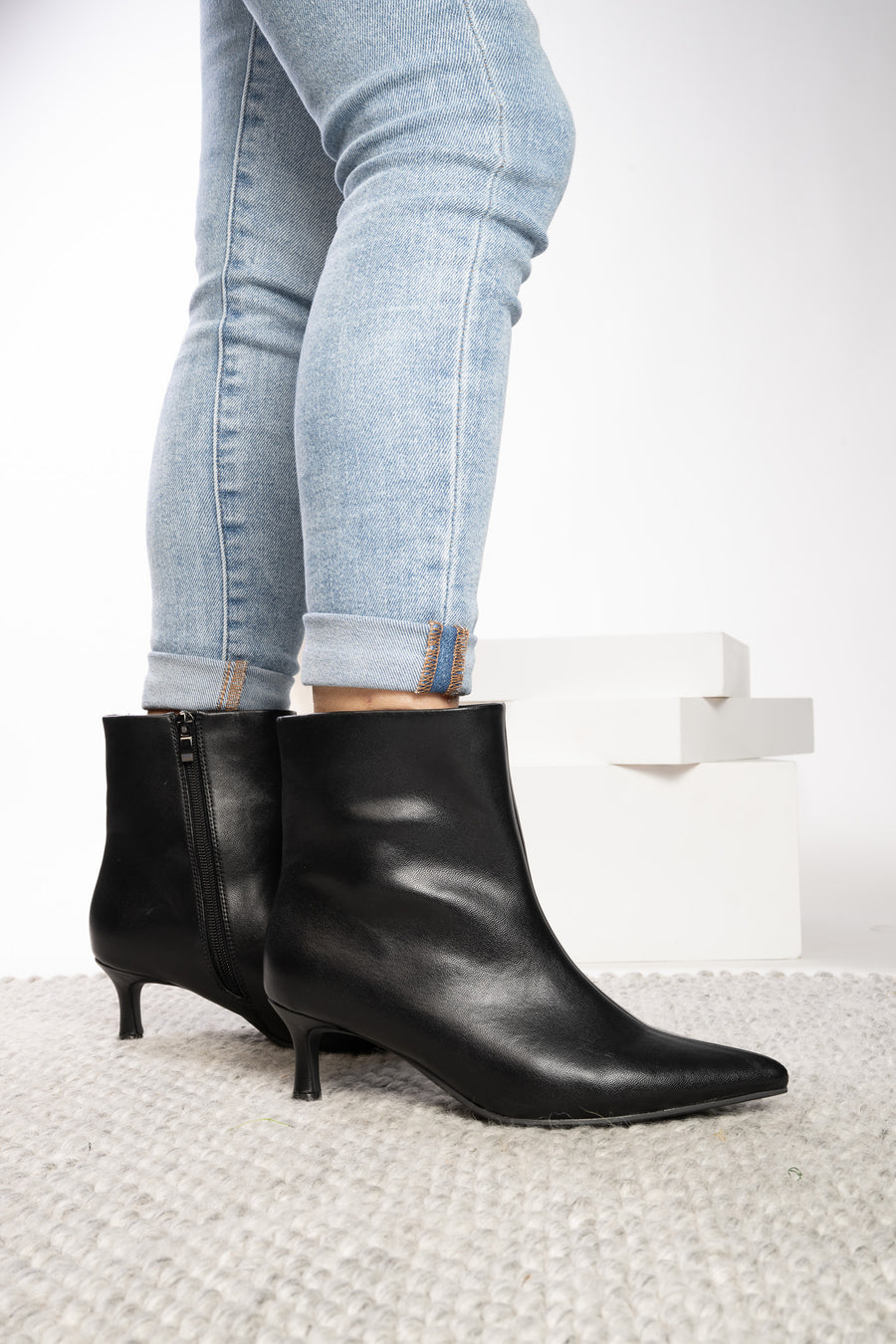 Hey Girl by Corkys Gold Digger Kitten Heel Bootie