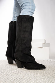 Hey Girl By Corkys HIGH ROAD Cuffed Suede Tall Boot