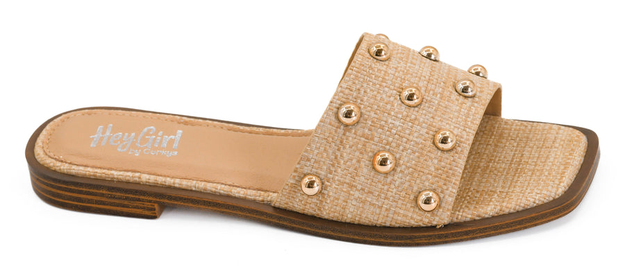 Hey Girl by Corkys COME ABOARD Slide Sandal