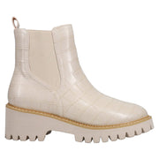 Hey Girl by Corkys Whatever Ivory Croco Ankle Boot