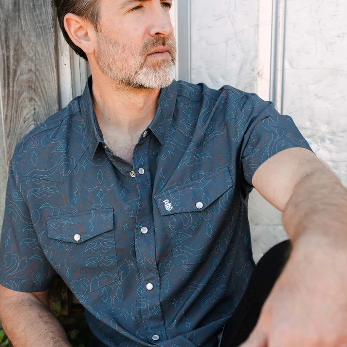 Cowboy Threads Pearl Snap Short Sleeve Shirt by Raised By Coyotes