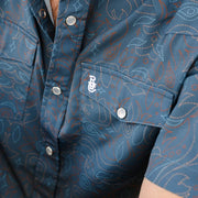 Cowboy Threads Pearl Snap Short Sleeve Shirt by Raised By Coyotes