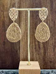 Raffia Fashion Earrings