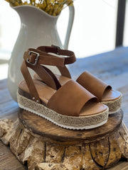 Tropic Ankle Strap Espadrille Platform Sandal