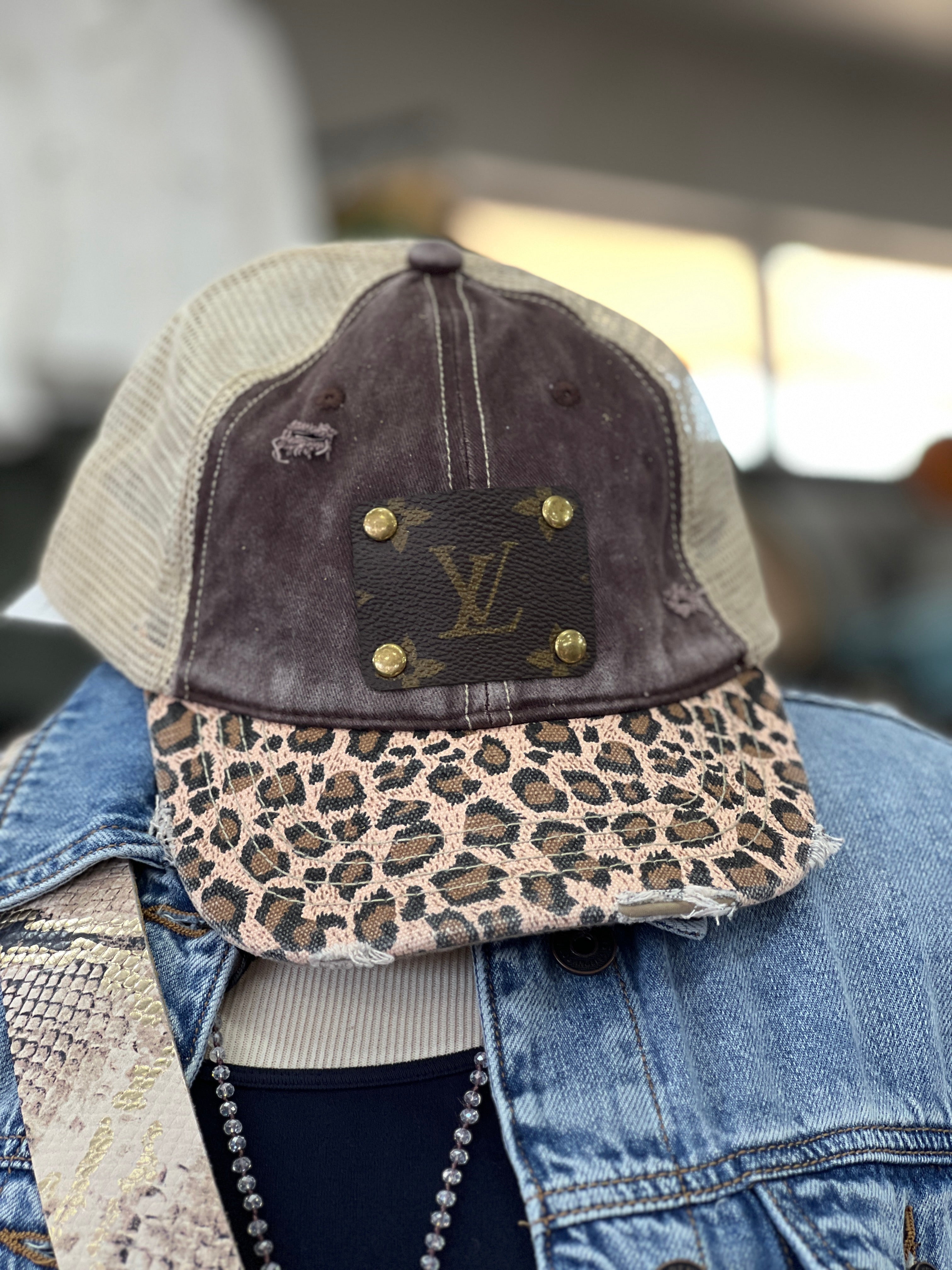 Louis Vuitton LV Upcycled Logo Baseball Cap – The 1408