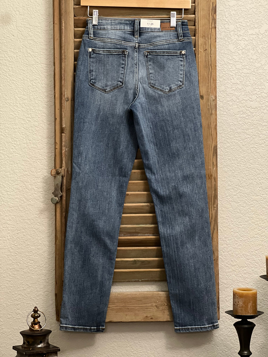 Journey Mid-Rise Classic Slim Fit Denim Jeans