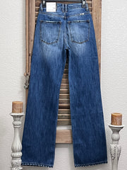 Bang Bang Ultra High Rise Exposed Button 90's Flare Denim Jeans