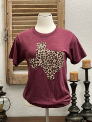 Leopard Texas Graphic Tee