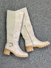 Hey Girl by Corkys "High There" Tall Taupe Boots