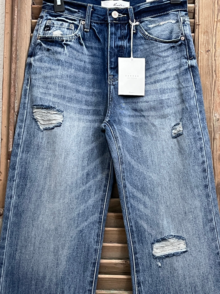 Heart of Stone Ultra High Rise 90's Flare Denim Jeans