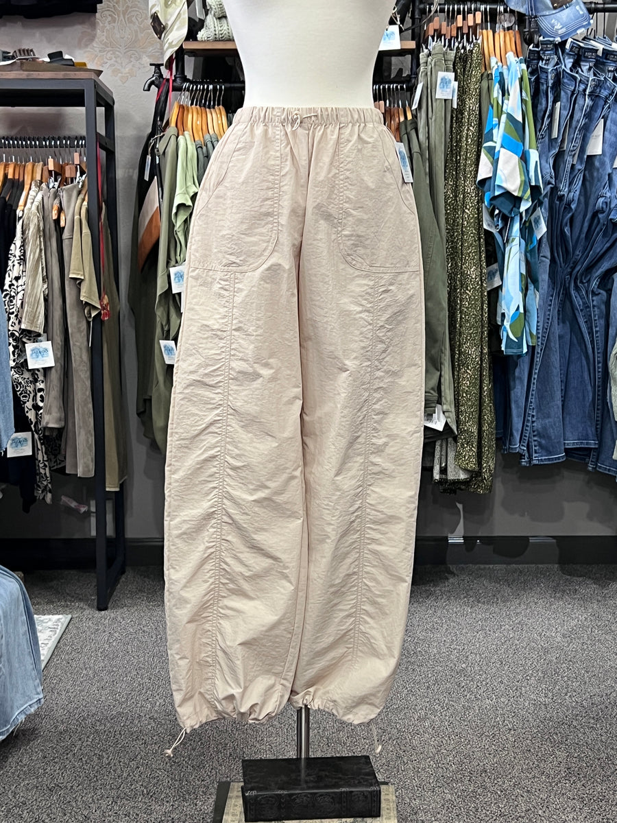 Britton Drawstring Parachute Jogger Pant