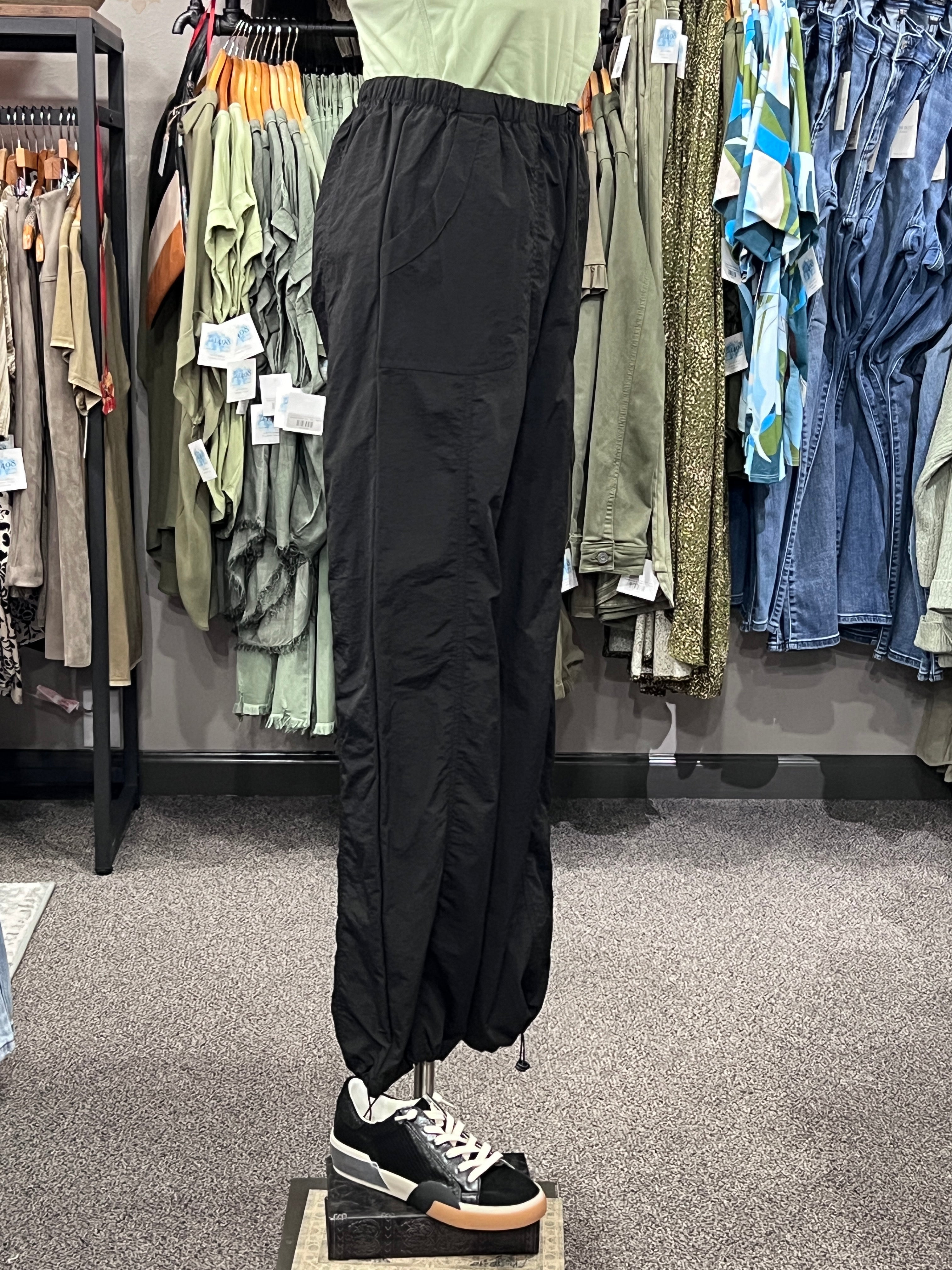 Britton Drawstring Parachute Jogger Pant