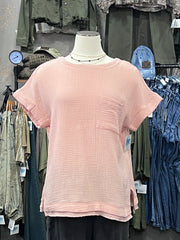 Sweet Peony Gauze Top