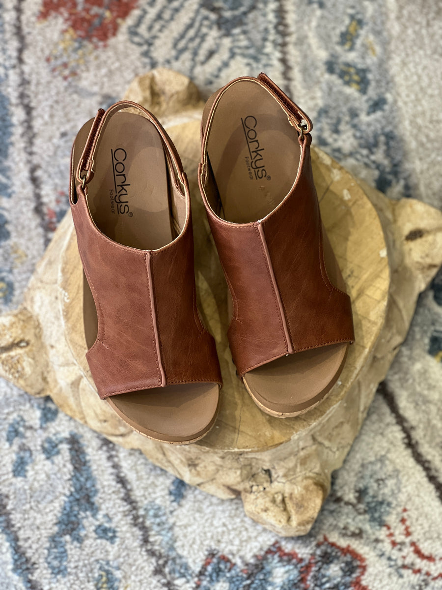 Corkys Carley Wedge Sandal Shoes