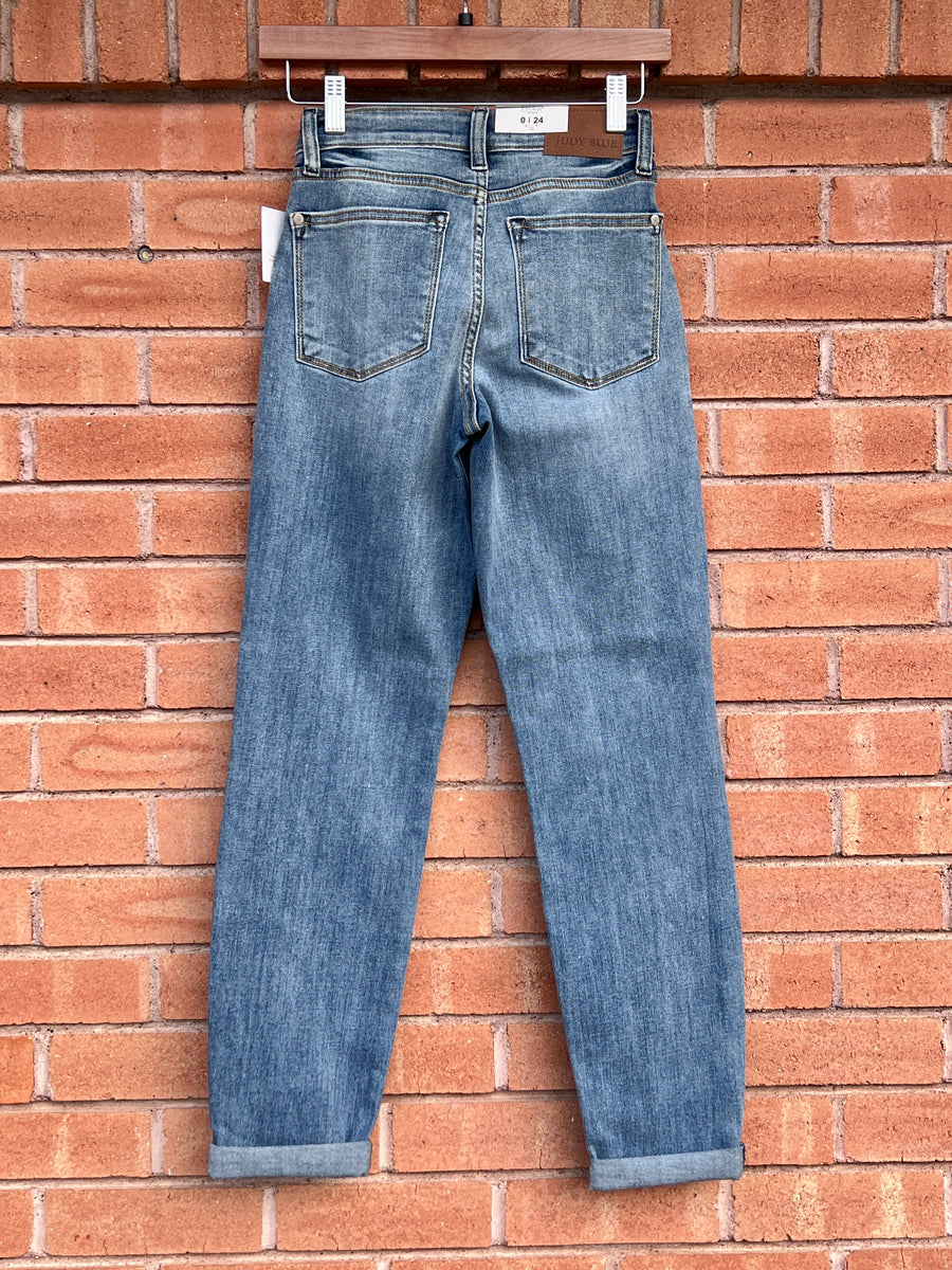 Depp Midrise Cuffed Slim Denim Jeans