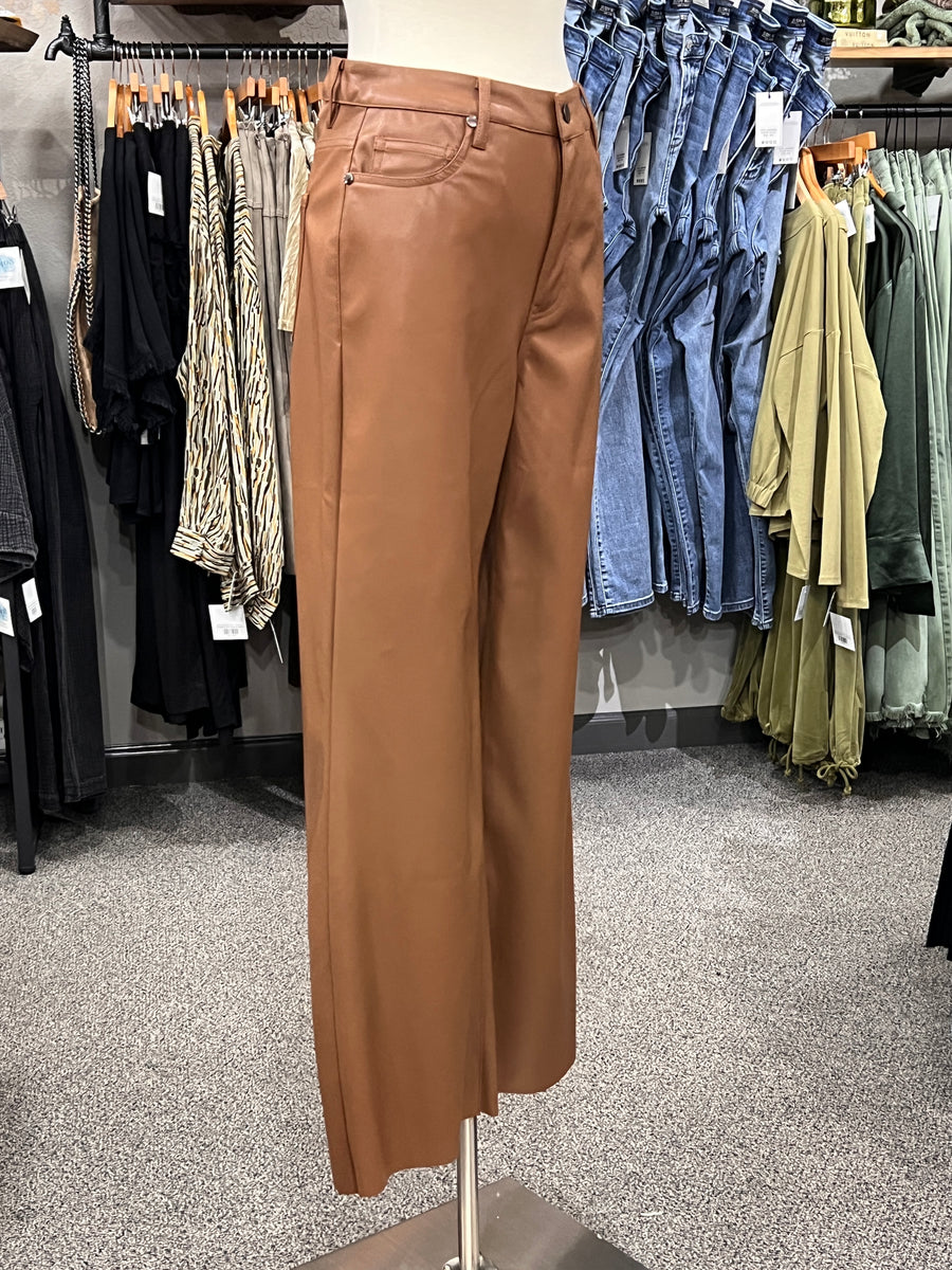 Stella Faux Leather Wide Leg Pants