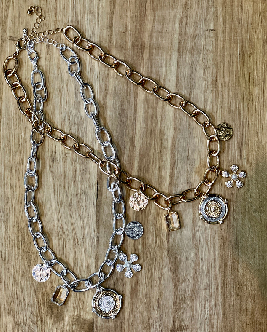 Chunky Charm Necklace