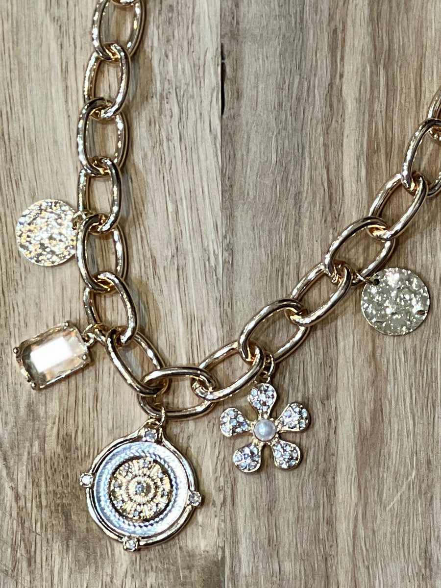 Chunky Charm Necklace