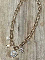 Chunky Charm Necklace