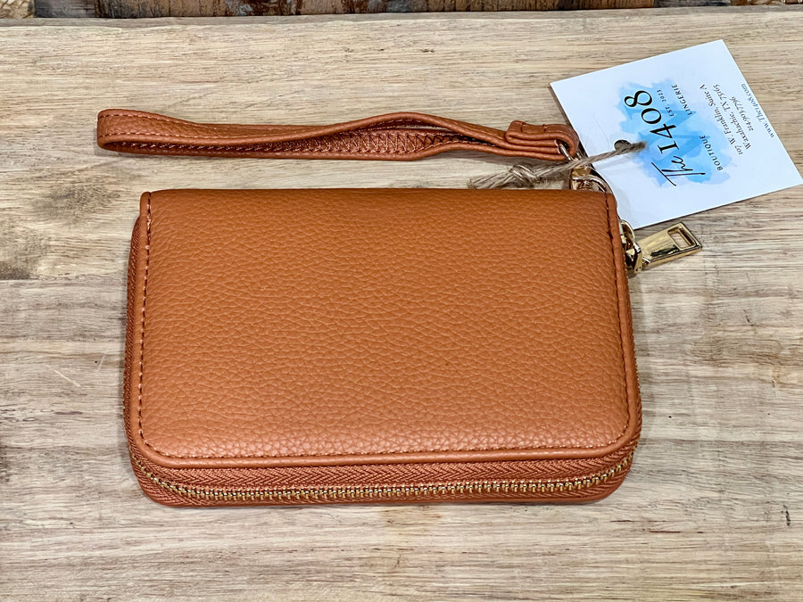 Zip Closure Wallet Wristlet