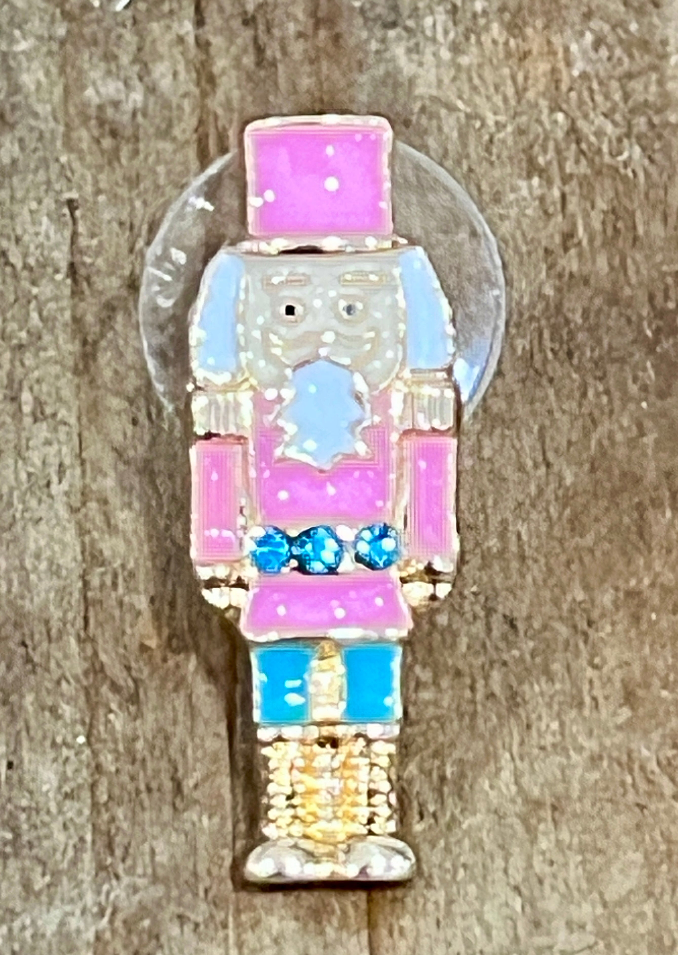 Mini Nutcracker Prince & Mouse King Stud Earrings