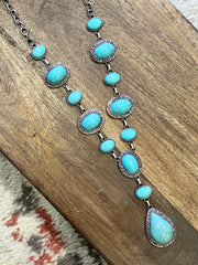 Aiyanna Southwestern Turquoise Multi Stone Necklace