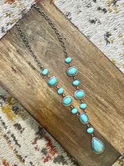 Aiyanna Southwestern Turquoise Multi Stone Necklace