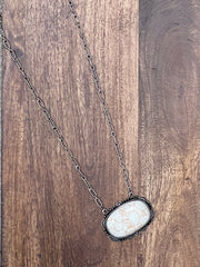 Tallulah Southwestern Turquoise Large Stone Necklace