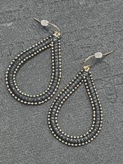 Braided Teardrop Earrings