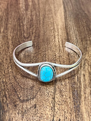 Cheyanne Southwestern Turquoise Cuff Bracelet