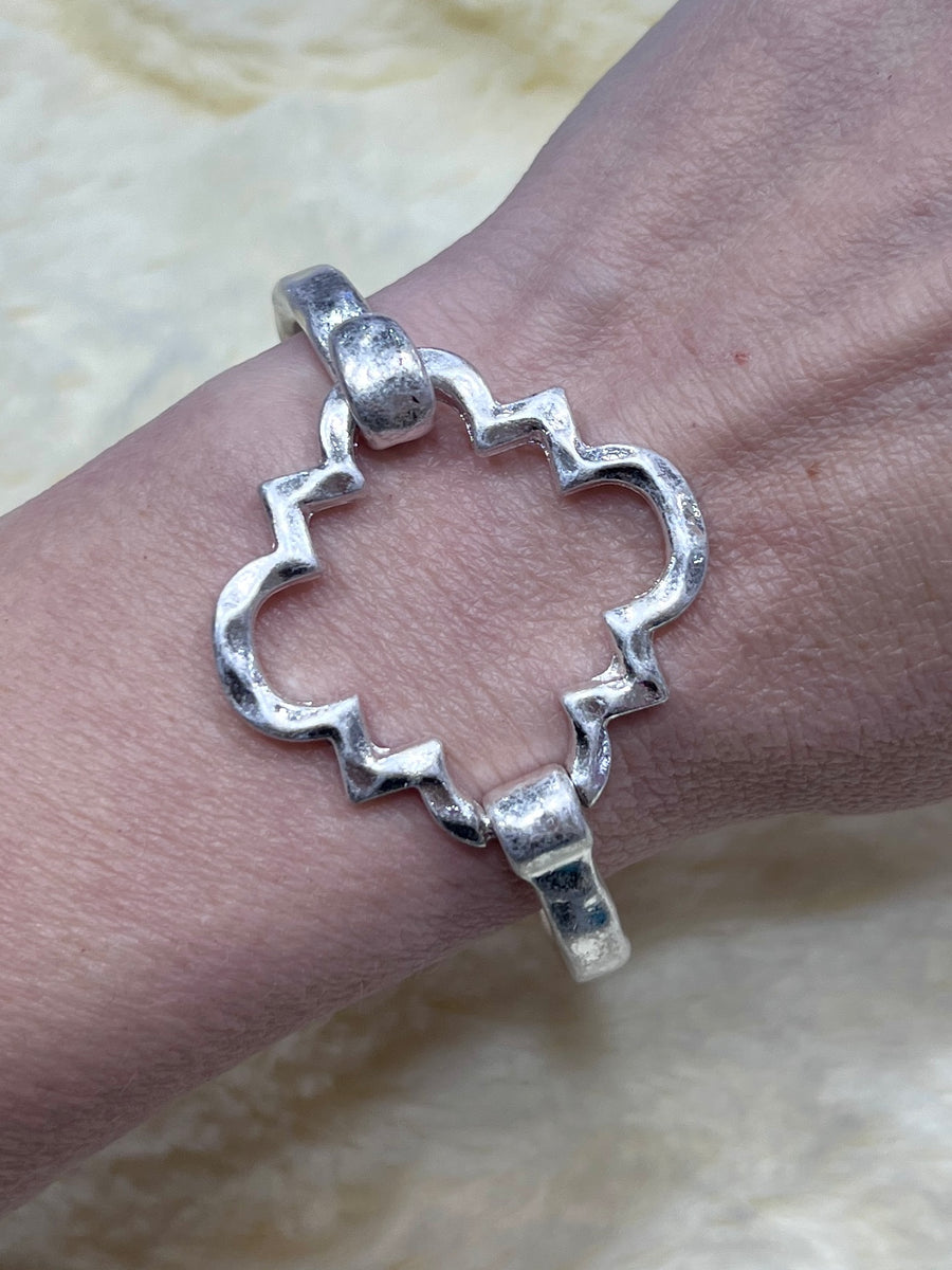 Meghan Browne Maude Silver Arabesque Bracelet