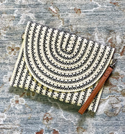 Raffia Straw Clutch Bag