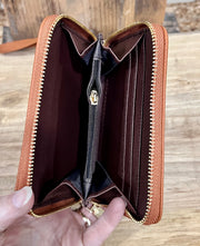 Zip Closure Wallet Wristlet