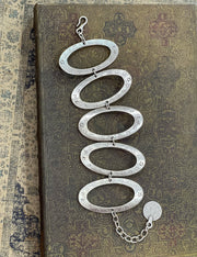 Hammered Silver Bracelets